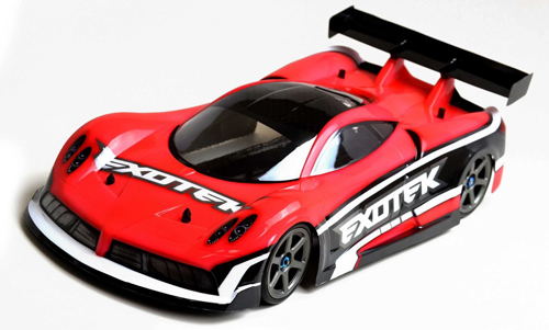 Shop Usgt Rc Cars Factory Sale Exotek Racing 2064 1 10 USGT Race Body Type A Clear Lexan With Wing