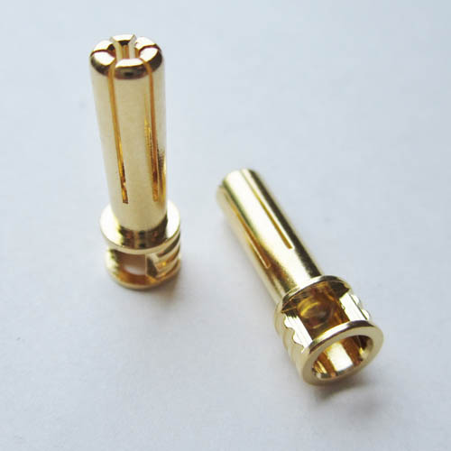 TQ Wire 2508 5mm Bullet Connector 6-Point Flat Top