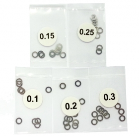 3RACING Stainless Steel 3-12 mm Shim Spacer 0.1/0.2/0.3 Thickness 1/10 RC Car 