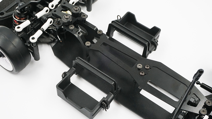 3Racing M07-11 Graphite Upper Bumper Plate For Tamiya M-07 Chassis RC Car 
