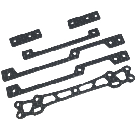3Racing SSG Carbon Multi Roller Flat Plate For Tamiya Mini 4WD #M4WD-16_SG