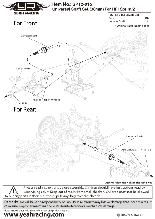 hpi sprint 2 parts