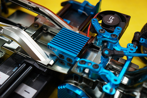 thumbnail image 2 of Yeah Racing TAMC-S02BU Drivetrain And Steering Upgrade Kit For Tamiya M05 M06 2 of 11