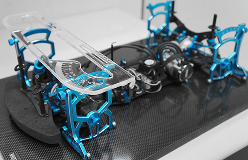 Yeah Racing 3 in 1 Camber Gauge (BU) for all 1/8 & 1/10 on